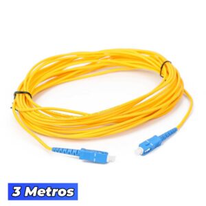 Cable De Fibra Óptica  Para Router 3 MT Patch Cord SC / UPC