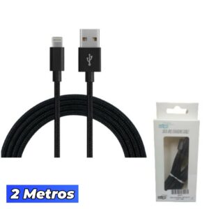 Cable Para iPhone Acordonado 2 MT 2.4A