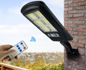 Foco Luz Led Solar Exterior Con Sensor De Movimiento 240 Led Y Control Remoto