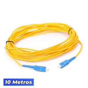 Cable De Fibra Óptica Para Router 10 MT Patch Cord SC / UPC