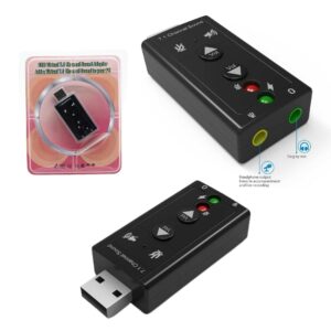 Tarjeta De Sonido Externa USB 7.1