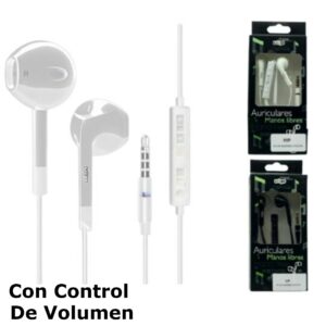 Auriculares Manos Libres Vip Premium Universal Estilo iPhone 3,5mm