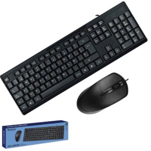 Combo Teclado Español + Mouse Cableado Mixie / Contiene Ñ