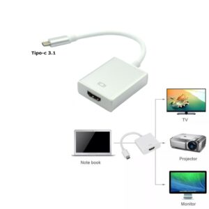 Adaptador HDTV A Tipo-C 3.1