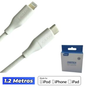 Cable Tipo-C A Lightning PD 18W / 1.2 MT Certificado Apple Choetech