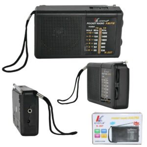 Radio AM / FM Portátil Knstar K-257 Con Spica ( 3.5mm )