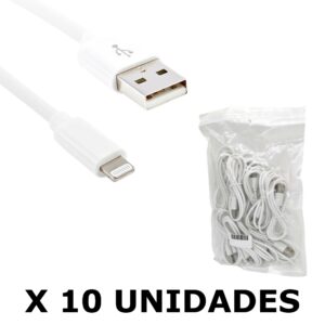 Cable Lightning Para iPhone Pack De 10 Unidades