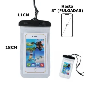 Estuche Celular Agua Universal Hasta 8″