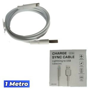 Cable Charge Sync Para iPhone 1 MT / 2.1A