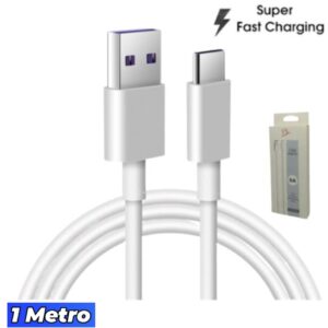 Cable USB A Tipo-C 1MT / 5A / Super Fast Charging