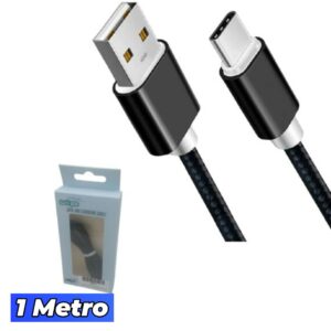 Cable Tipo-C Acordonado 1 MT 2.4A