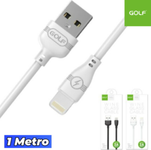 Cable GOLF Usb Para iPhone / 1 MT / 2A / Carga Rápida ( GC-63i )