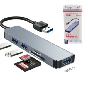 Adaptador HUB USB 3.0 5 En 1