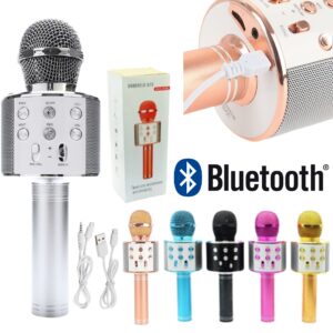 Micrófono Bluetooth Inalámbrico Karaoke Con Parlante WS-858