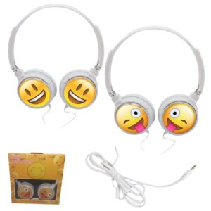 Auriculares Cableado 3.5MM DJ / Vincha Diseño Emoji