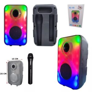 Parlante Bluetooth Con Micrófono RGB / HL-105