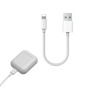 Cable USB A Lightning ( Para iPhone ) 25CM / Carga Auriculares i7 / i9 / i10 / i11/ i12