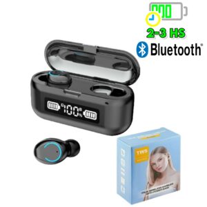 Auriculares Bluetooth Con Pantalla Digital Y Power Bank F9-43