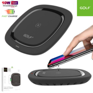 Cargador Inalámbrico QI Fast Charge 10W GOLF GF-WQ5 PRO