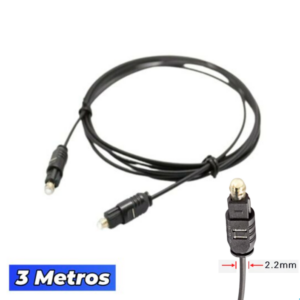 Cable De Audio Fibra Óptica Digital Toslink 3MT 2.2MM