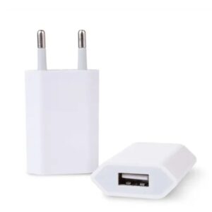 Cargador De Pared USB Estilo iPhone 1A BULK