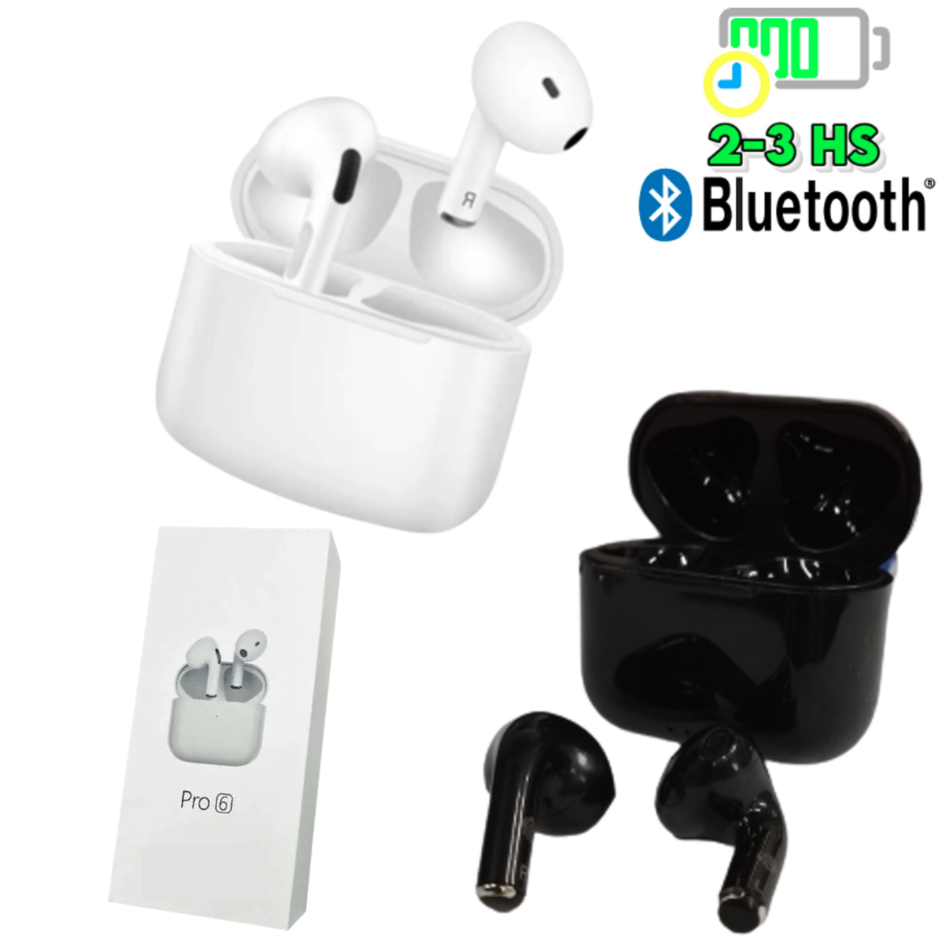 Auriculares Manos Libres Bluetooth Pro 6