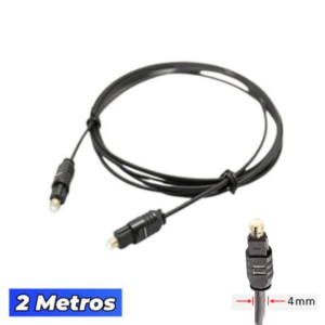 Cable De Audio Fibra Óptica Digital Toslink 2MT 4MM