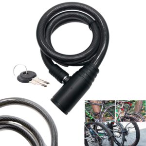 Tranca Candado De Linga Para Moto O Bici Con Protección Anti-Agua / Con Llaves / 1.2MT