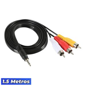 Cable Audio Y Video 3 RCA A Spica 3.5mm 1.5MT