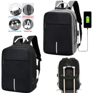 Mochila Anti Robo / 28cm * 55cm * 40cm / Con Puerto USB / Con Combinación