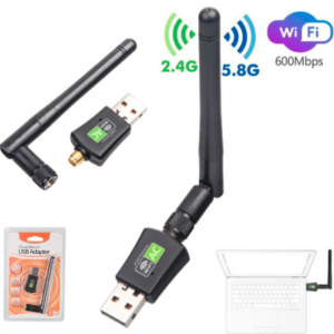 Tarjeta De Red Wi-fi Antena USB / 2.4G / 5.8G / 600Mbps / Plug And Play