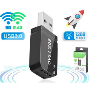 Tarjeta De Red Wi-Fi USB / 2.4G / 5.8G / 1267Mbps / Plug And Play