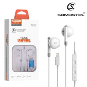 Auriculares Manos Libres SOMOSTEL Para iPhone Lightning Plug And Play