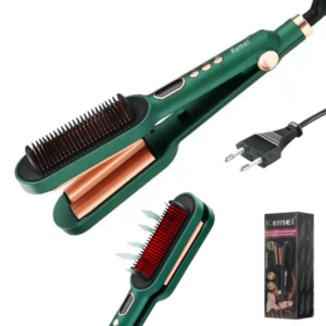 Planchita De Pelo 2 En 1 Profesional Kemei Km-2237 / 70W