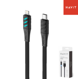 Cable HAVIT Tipo-C A Lightning PD 27W / 1 MT / Con Indicador Led / CB6255