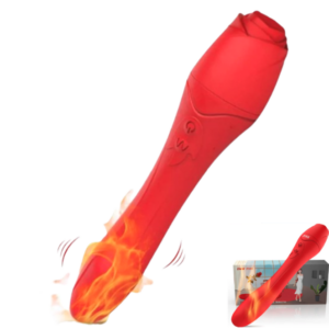 Rosa Vibrador Estimulador De Clítoris Con Efecto Calor / Recargable