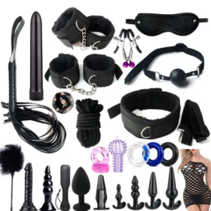 Set Kit 26 En 1 / Accesorios / Fetiche / BDSM / Bondage / Sadomasoquismo