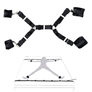 Set Bondage Amarre Para Cama / Restricción / Sumisión / Fetiche / BDSM / Bondage