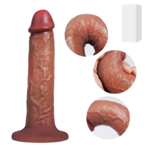 Consolador Dildo Pene Realista Con Ventosa / 20cm x 4.2cm Silicona