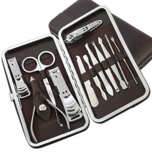 Set Manicura Pedicura 12 En 1 Con Estuche