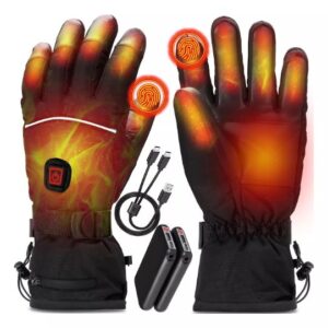 Guantes Térmicos Calefaccionados Impermeables Ideal Moto / Recargables / Touch Screen / 4000mah Cada Uno