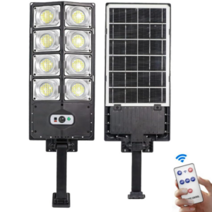 Foco Luz Led Solar Exterior Con Sensor De Movimiento / 150W / 4500 Mah / 240 LEDS / Control Remoto