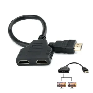 Adaptador Splitter Multiplicador Hdmi 1.4 De 1 Macho A 2 Hembra