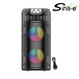 Parlante 4″x2 Bluetooth / MicroSD / USB / 16W / Sing-e ZQS4275