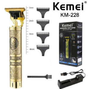 Patillera Maquina De Cortar Pelo / Barba Profesional Kemei KM-228