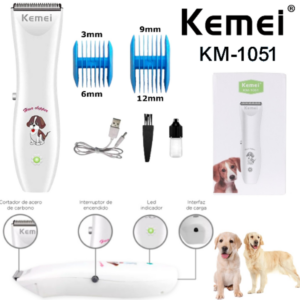 Maquina De Cortar Pelo Para Mascota Kemei KM-1051