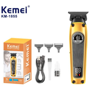 Maquina De Cortar Pelo / Barba Profesional Kemei KM-1855