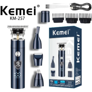 Maquina De Cortar Pelo / Barba 5 En 1 Kemei KM-257