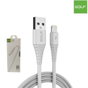 Cable GOLF Usb Para iPhone / 1 MT / 3A / Carga Rápida ( GC-64i )