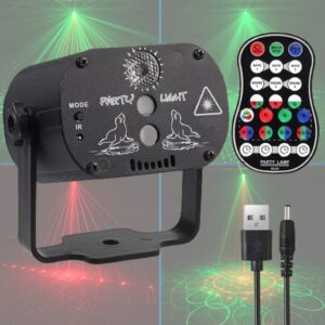 Equipo Proyector Luces Laser Rítmicas De Fiesta Con Control